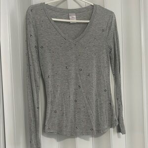 No Boundaries Celestial Stars & Moons Long Sleeve Top - Junior's Size S (3-5)